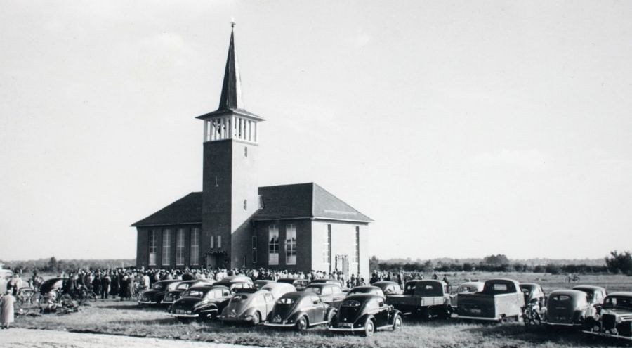 Historische Aufnahme Falkenbergkirche